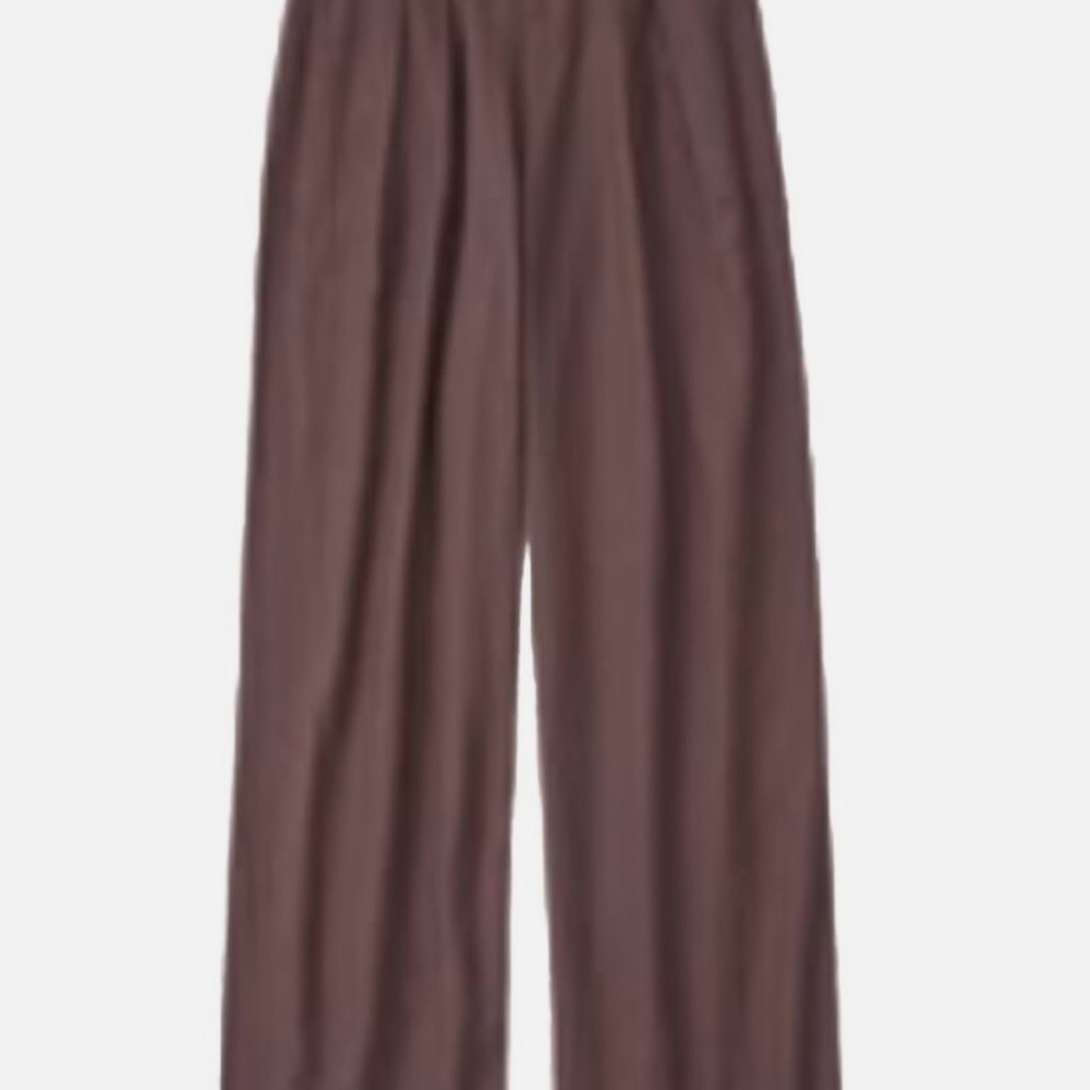 Abercrombie & Fitch Brown Wide Leg Jumpsuit